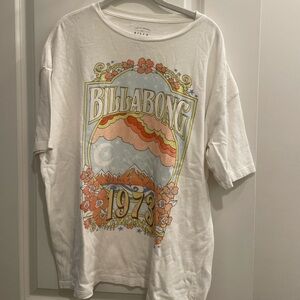 Billabong oversized graphic tee